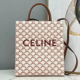 Celine women's bag Top version 【Level Surrogate Shopping】New TriompheMiniTote Tote Arc De Triomphe cabas Presbyopic Tote Vertical Mini Phone Bag Medium Presbyopic Portable Shopping Bag Shoulder Bag Messenger Bag Selin Women's Bag Men's Bag191542194372