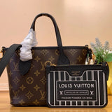 Louis Vuitton LV Women's Bag Top version 【Neverfullmm Handbag】m12061Presbyopic/Brown m11946Presbyopic Neverfull Double-Sided Tote Bag Classic Presbyopic Tote Bag Women's Bag New Presbyopic Double-Sided Large Shopping Bag Mother and Child Bag M12099Mini Do