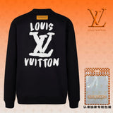 Louis Vuitton LV Hoodie Large back logo Runway Style Crewneck Sweatshirt Long Sleeve Base Shirt Jacket Top Fashion Unisex Sports Casual OS Loose Fit Versatile New Autumn Winter Collection