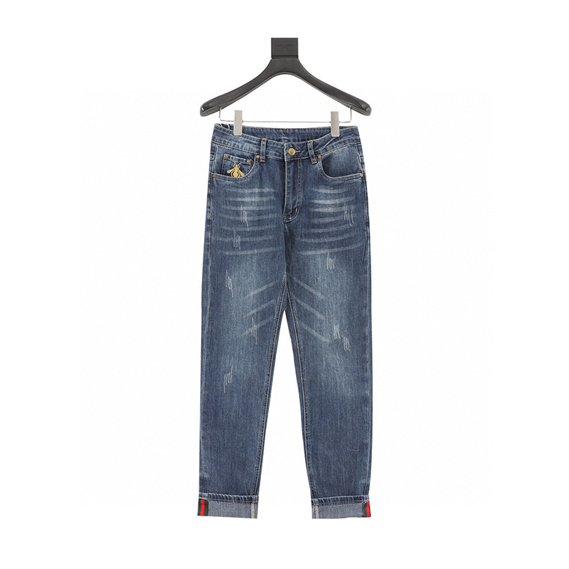 Gucci Jeans Embroidered back LOGO Jeans for Men and Women