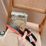 Dior Belt Top version Original Order Belt Genuine Cattlehide Leather Surface Belt Women's Belt Double-Sided Head Layer Cowhide Universal Business Women's Belt Women's Business Casual Belt Belt Women's High-End Belt2.0cm