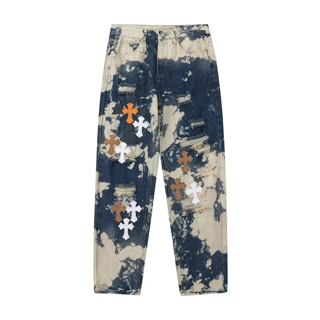 Chrome Hearts Jeans New Fashion All-Match Jeans