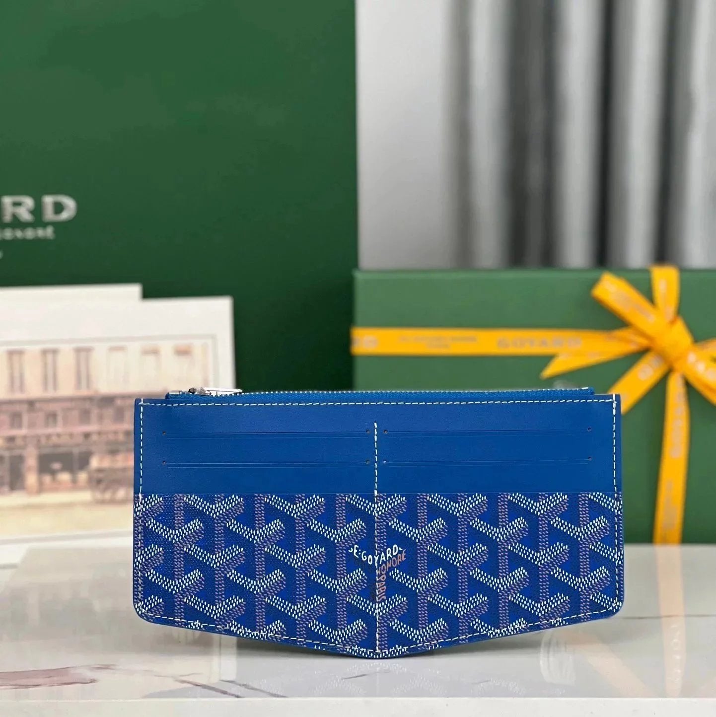 Goyard Bag Top version Version Loulse Card Holder Coin Purse New Men's and Women's Card Clamp Clutch Wallet