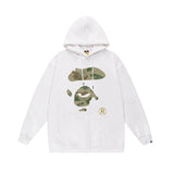 Bape Hoodie 2024Autumn and Winter New Japanese Fashion Brand Pullover plus Size Loose Hoodie Male and Female Couples Wear Teen Fashion Brand Sweater-CY