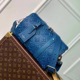 Louis Vuitton LV Men's Bag Top version 【New Arrivals】M21448Black Pillow Bag Series CityKeepall Handbag Pillow Bag Men's Bag Shoulder Messenger Bag Men's Bag