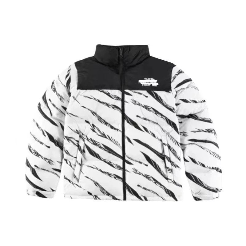 The North Face Down jacket Men's and Women's Same down Jacket Winter Print Coat