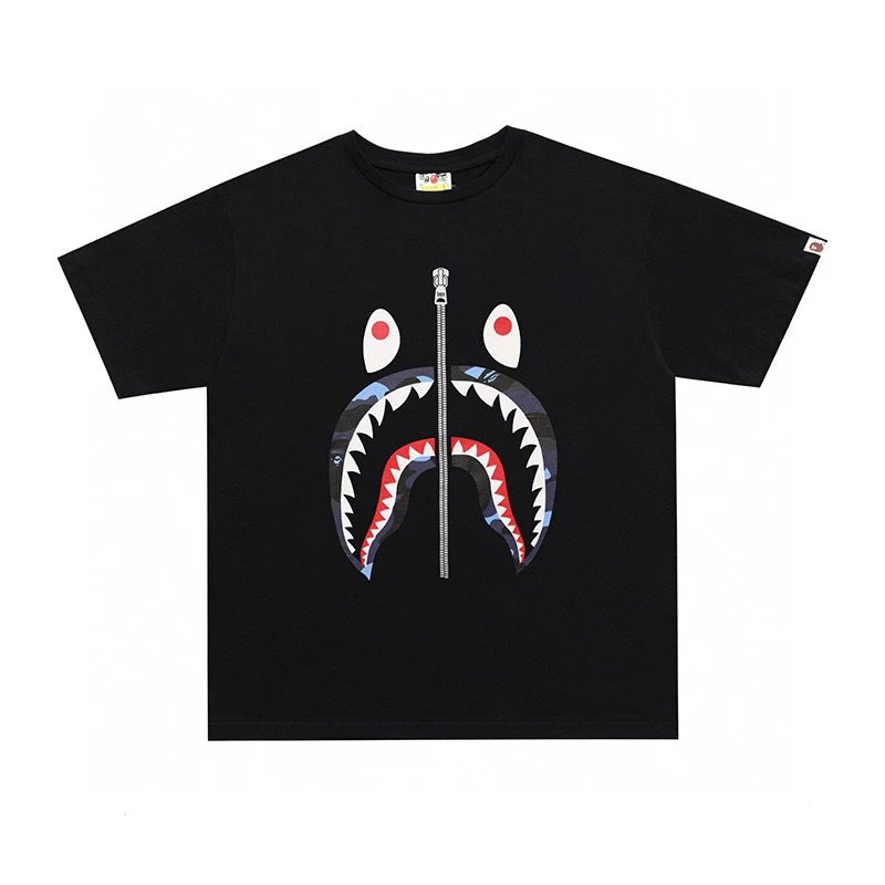 Bape T-shirt Top Version Men's Spring/Summer Tie-Dyed Printed Short Sleeve T T-shirt110036I