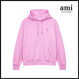 Ami Hoodie Ami Hoodie Couple Suit Classic Love Cotton Loose round Neck Raglan Hooded Sweater Leisure Tappered Trousers-CY