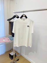 Burberry T-shirt Chest Knight Print logo round Neck Short Sleeve25ss New Pure Cotton Unisex Style T T-shirt OS Loose Fit Base Shirt Half Sleeve T-Shirt Top Half Sleeve