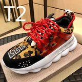 Versace Chain Reaction shoes Vasaki Couple Shoes Dad Shoes Platform Men's Hight Increasing Shoes Trendy All-Match Sports Casual Shoes for Women cf27