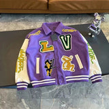 Louis Vuitton LV Jackets Fashion Brand Baseball Uniform1-9