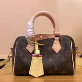 Louis Vuitton LV Women's Bag Top version 【Super Original Leather】M469702024Qixi Limited Payment speedy18Pillow Bag Mini Bag mini Small Crossbody Bag Shoulder Bag Crossbody Bag Handbag