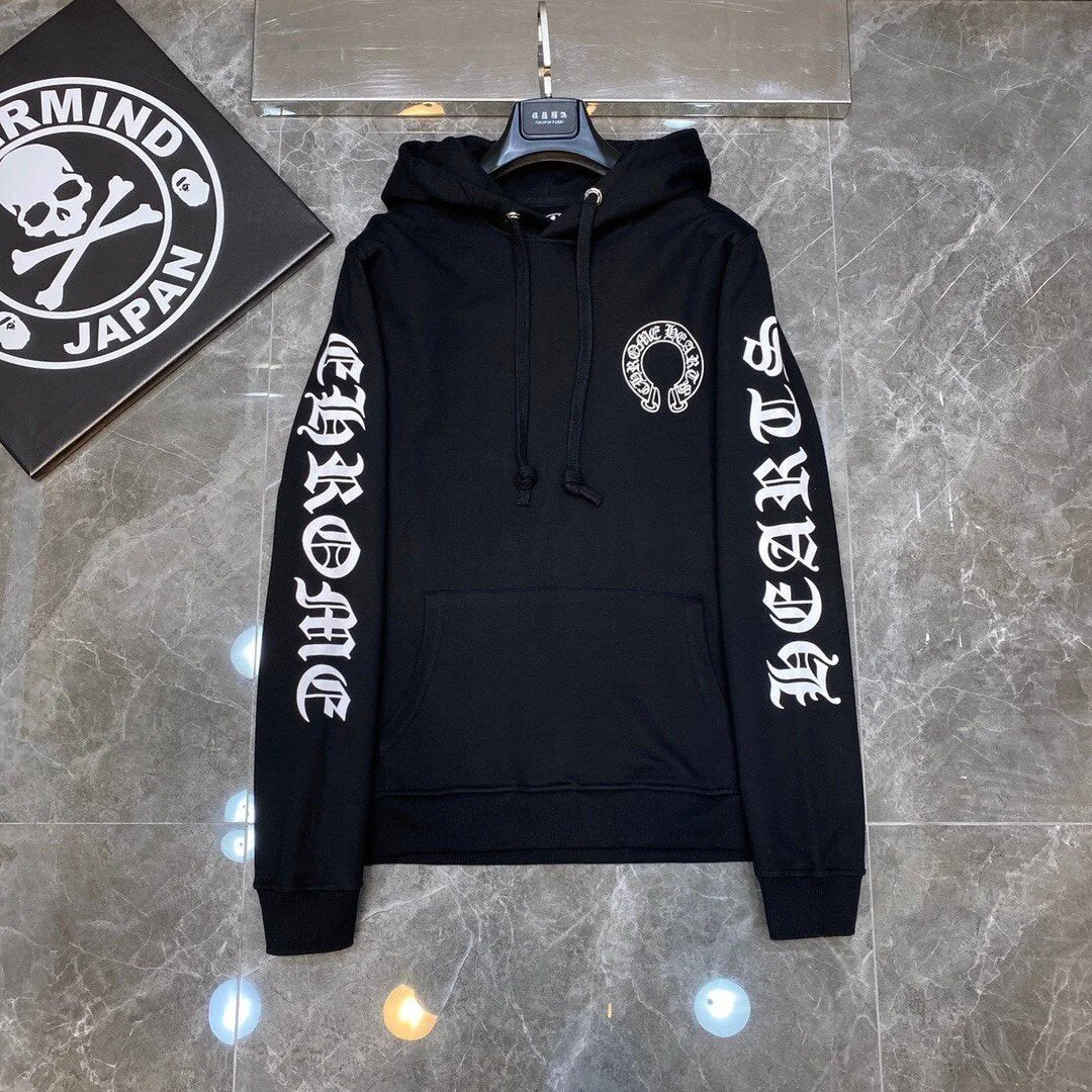 Chrome Hearts Hoodie Cross Hooded Sweater Loose Men's and Women's Zipper Hoodie