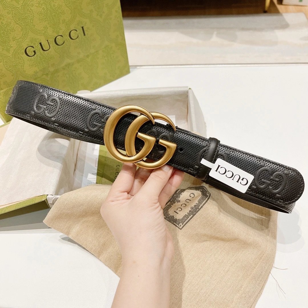 Gucci Belt Top version 4.0cm Men's and Women's Classic Belt Casual Fashion Belt Imported from Italy Cowhide Leather Pairs g Belt Ancient Home g Jiaguqi Guqi Pant Belt Man's Belt Pants Belt Men's Leather Belt Buckle Light Luxury Business Youth Leisure Birt