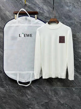 LOEWE Sweater Classic Logo Logo Half Turtleneck Sweater Unisex Inner and Outer Wear