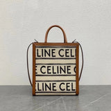 Celine women's bag Top version 【Level Surrogate Shopping】New TriompheMiniTote Tote Arc De Triomphe cabas Presbyopic Tote Vertical Mini Phone Bag Medium Presbyopic Portable Shopping Bag Shoulder Bag Messenger Bag Selin Women's Bag Men's Bag191542194372