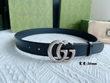 Gucci Belt Top version 《Full Package》New Original Women's Belt2.0Genuine Leather Belt Women's Pair g Belt Men's Fashion Casual Original Leather Gujia Belt GG Home Pant Belt Female Guqi Guqi Shi Belt Feila Grid