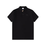 Burberry T-shirt Chest logo Embroidery polo Turn-down Collar Short Sleeve Business Casual Versatile Unisex b Home T T-shirt Half Sleeve