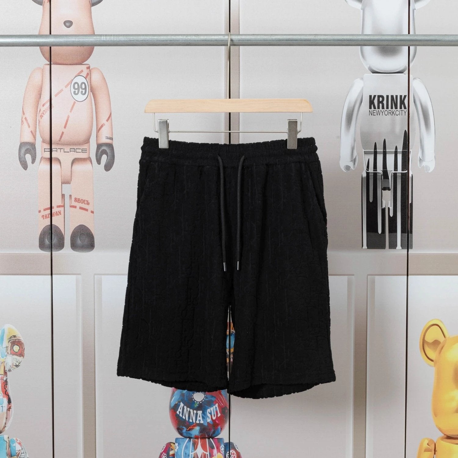 Dior shorts Full Print Old Flower Letters logo Five-point Shorts25ss New Drawstring Casual Summer Pants5Two-in-One Casual Sweatpants for Men and Women, Pure Cotton Joggers