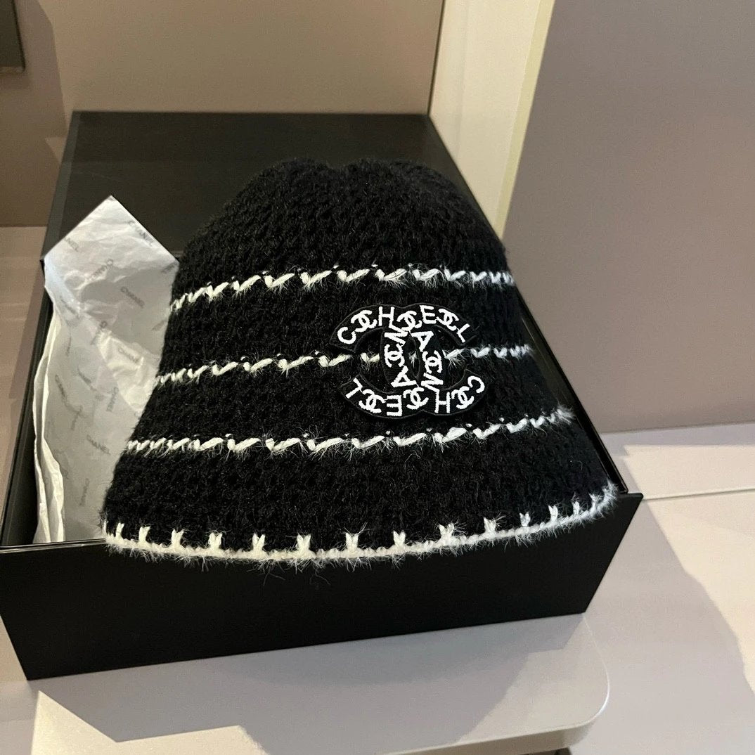 Chanel Hat Casual Hat High Quality Fashion Fashion Brand New Fashion All-Matching Knitted Fisherman Hat