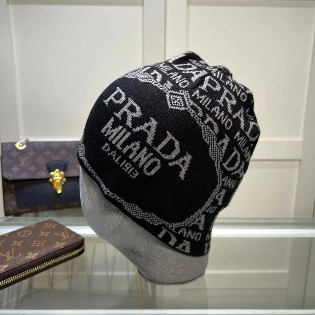 PRADA Hat Fashion Trend Woolen Cap