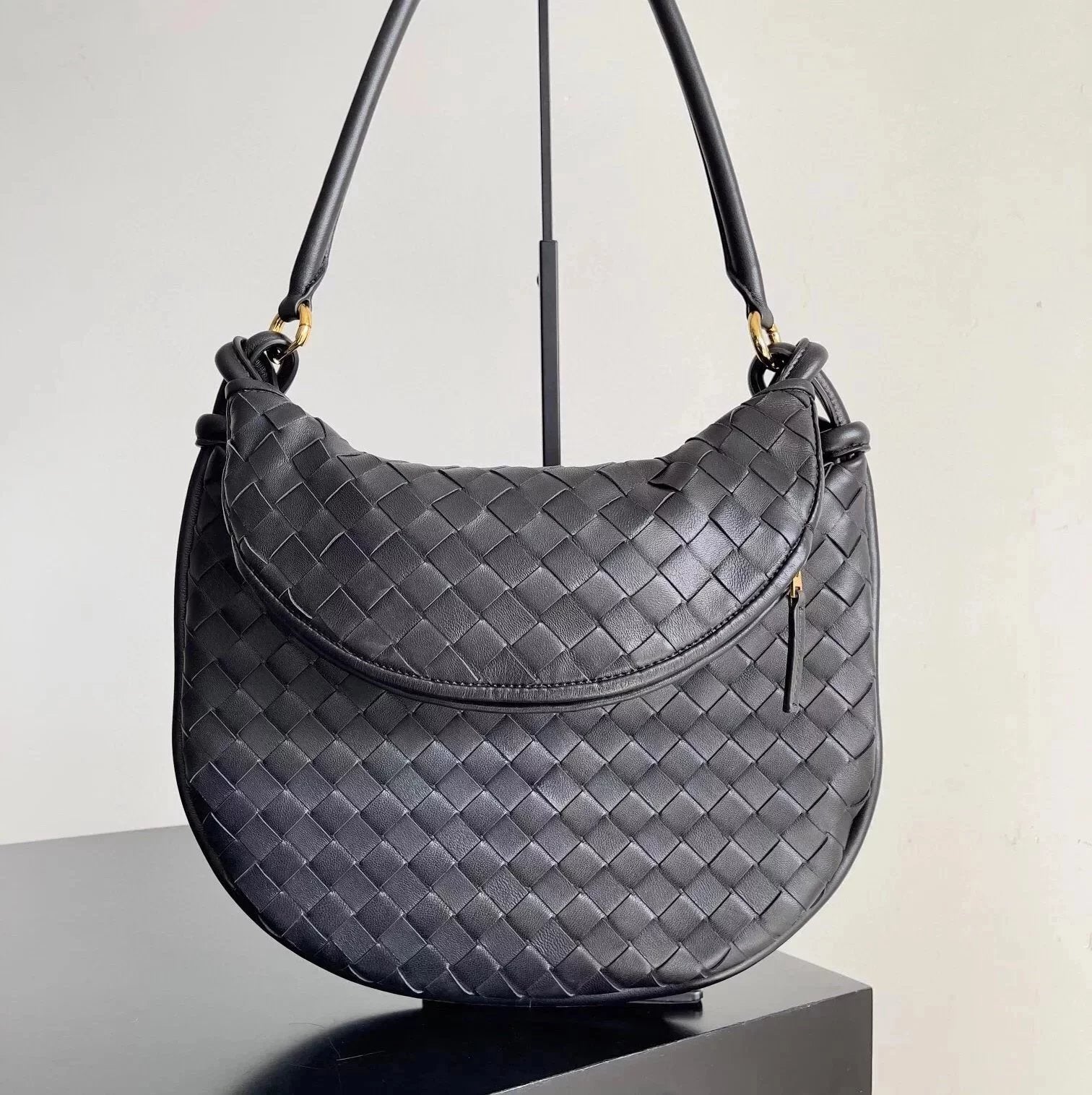 Bottega Veneta Women's Bag Top version 【Level Surrogate Shopping】Shu Qi Same Style New gemelli Handbag Twin Bag hobo Bag Underarm Bag Backpack Twin Bag Clutch Bag Backpack New Combination Bags Gemelli Gemini Woven Bag Woven Bag