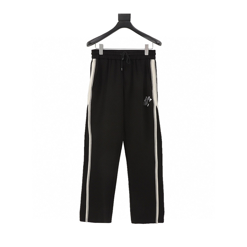 Louis Vuitton LV Sweatpants 24ss Pin Wide Leg Trousers for Men and Women