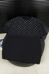 Louis Vuitton LV T-shirt Gradient Print on the Chest logo round Neck Short Sleeve25ss New Pure Cotton Unisex Style T Casual T-Shirt Base Layer Shirt OS Loose Fit Half Sleeve Top Plus Size