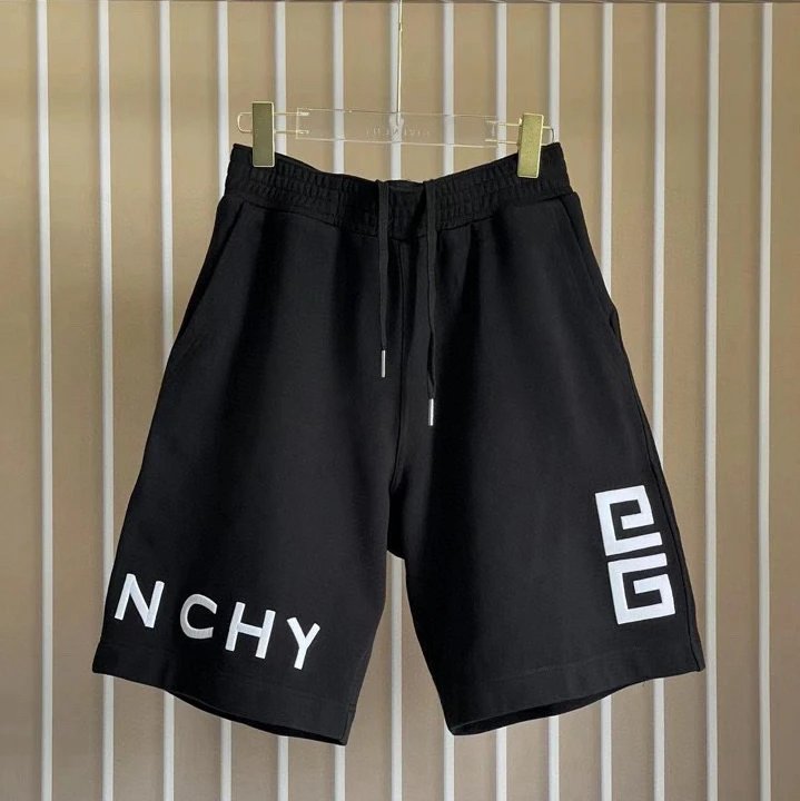 Givenchy Shorts Top Version Counter Same Style Summer Straight Shorts Casual Cotton Five-Point Sports Pants for Men