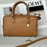 LOEWE Women's Bag Top version 【Highest Version Original Leather】24New Year Amazona23Cropped Handbag Bowling Bag mini Bowling Pillow Bag Baguette Bag Portable Travel Bag Box Bag062417