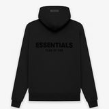 ESSENTIALS Hoodie Top Version Season 8 Double Line High Street Flocked Printed Hoodie Sweater Fashion