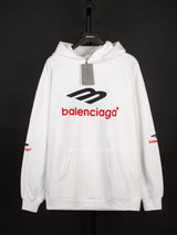 Balenciaga Hoodie 3M Letter Embroidered Hoodie Casual Loose Fit Pure Cotton Pullover Sweatshirt os Unisex Sports Tracksuit Inner Layer Top24ss Autumn and Winter New Products