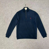 Ralph Lauren Hoodie Embroidered Half Zipper Sweater Long Sleeve Sweater