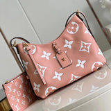 Louis Vuitton LV Women's Bag Top version 【Original Leather】2022Autumn and Winter New Full Leather Embossed Series Tote Bag CARRYALL Handbag Underarm Bag Shoulder Handbag Women's Bag Hand Bag Handbag Shoulder Bag Underarm Bag Women's Bag M46288M46289