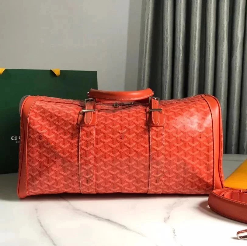 Goyard Bag Top version New Product Boeing Travel Bag Gym Bag Travel Business Trip Luggage Bag Travel Bag Large Capacity Bag Elegant Handbag Men's and Women's Bags50cm45cm Travel Bag Travel Bag Travel Bag