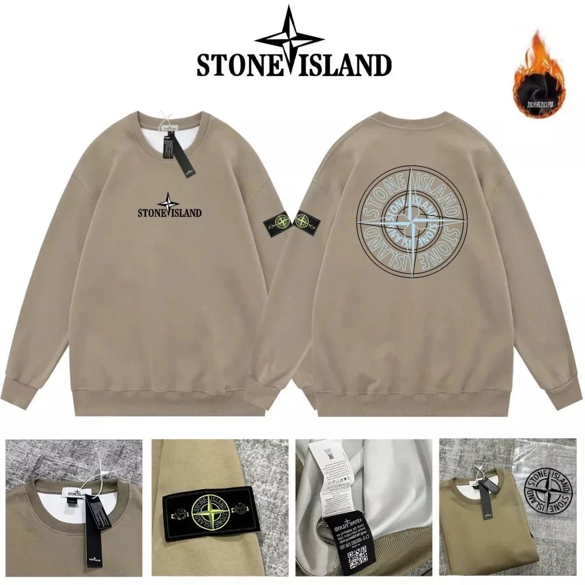 Stone Island Hoodie High Street Fashion Brand Long Sleeve T T-shirt Sweater1-40