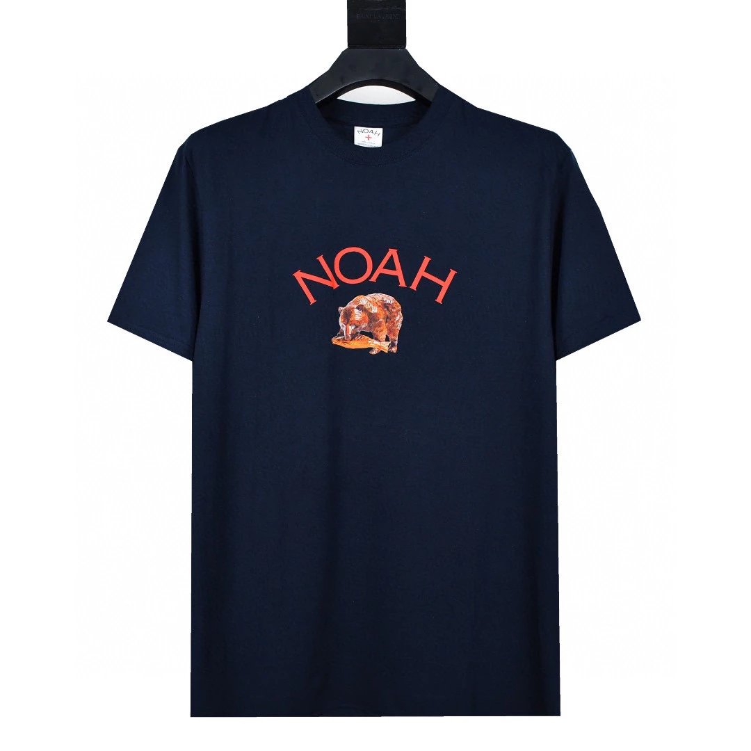 NOAH T-shirt Top Version Official Website Original Classic Cross Letter Print Men and Women Loose round Neck Short Sleeve T T-shirt