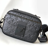 Louis Vuitton LV Men's Bag Top version Original Leather Upgraded All-Steel Hardware！M458062021New SLock Messenger Men's Bag Casual Messenger Bag Men's Bag Shoulder Bag Handbag Camera Bag Couple Men's and Women's Bags