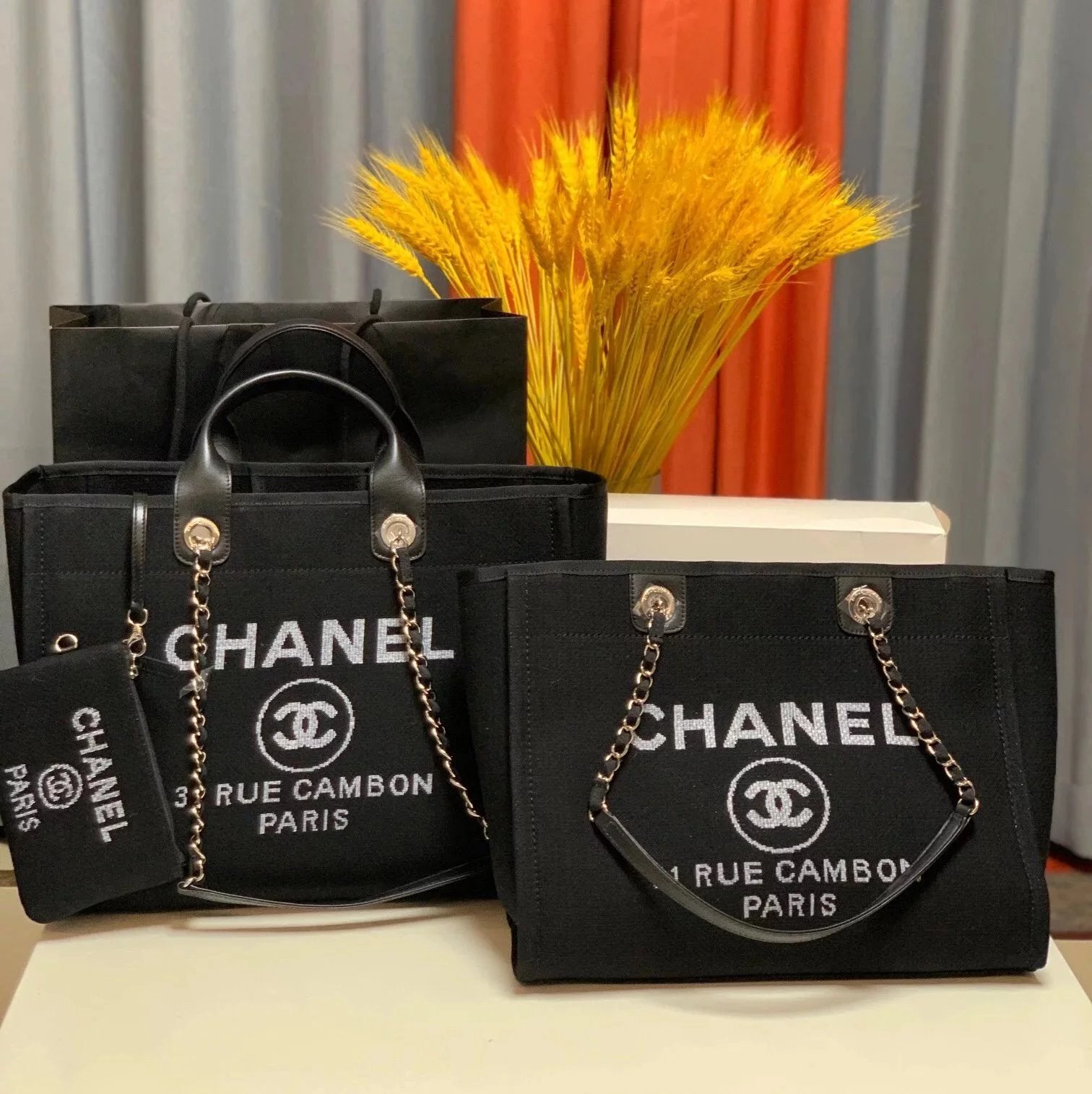 Chanel Women's Bag Top version 【**Original Leather】Bag2021Autumn and Winter New Surrogate Shopping-Grade Home Bag Women's Bag Shopping Bag Beach Bag Shoulder Bag Messenger Bag Handbag Mummy Bag New Version c Home Jean Bag Shopping Bag As66941