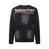 Balenciaga Sweater Classic Coke Embroidery logo round Neck Sweater os Pullover Knit Sweater Casual Loose Fit Versatile Base Layer Inner Sweater Unisex24ss Autumn and Winter New Products