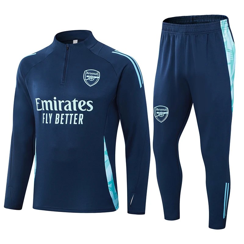 Jersey Chelsea International Mi Atletico Madrid Training Wear Soccer Uniform Long Sleeve Main Suit Half Zipper Jersey