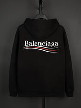 Balenciaga Hoodie Front and back classic letters loo Coke Embroidered Hooded Sweatshirt Casual Loose Cotton Pullover Hoodie Sportswear os Unisex Inner Layer Design24ss Autumn and Winter New Products