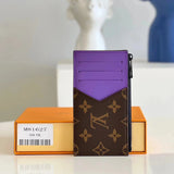 Louis Vuitton LV Wallets/Clutches Top version 【Tax-Free Premium Edition】New Men's and Women's Full Cowhide Wallet Long Wallet Men's and Women's Bags Card Holder Card Holder Short Wallet Short Wallet Pocket Clip Clutch Clutch Bag Men's Wallet