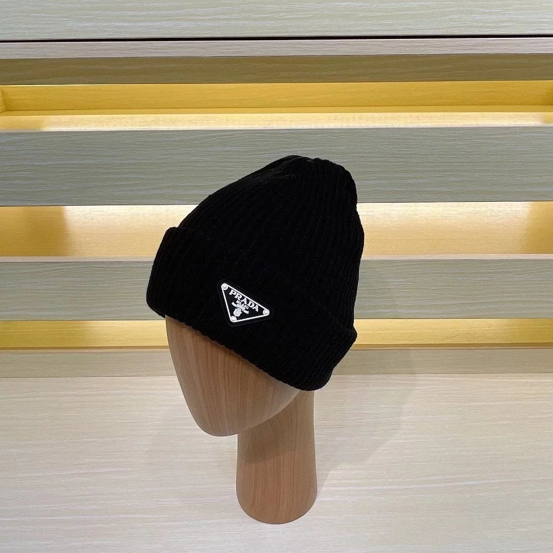 PRADA Hat Fashion Trend Woolen Cap