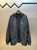 Balenciaga Jackets loopsportsicon Embroidered Black Washed School Uniform Jacket Set Unisex