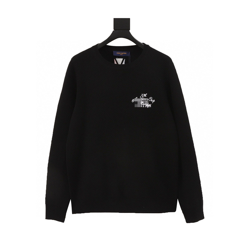 Louis Vuitton LV Sweater Joint Embroidered Sweater for Men and Women