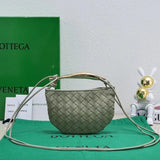 Bottega Veneta Women's Bag Top version 【New Arrival】2023New Sardine Sardine Handbag New mini Sardine Bag Small Handbag Handbag High-Grade Explosion-Proof Stainless Steel Hardware+24k Real Gold Electroplating Process