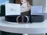 Dior Belt Top version Belt Genuine Cattlehide Leather Surface Belt Men's Leather Belt Double-Sided Head Layer Cowhide Universal Business Man's Belt Men's and Women's Business Casual Belt Belt Men's High-End Belt3.5Ferragamo Belt Male Montblanc