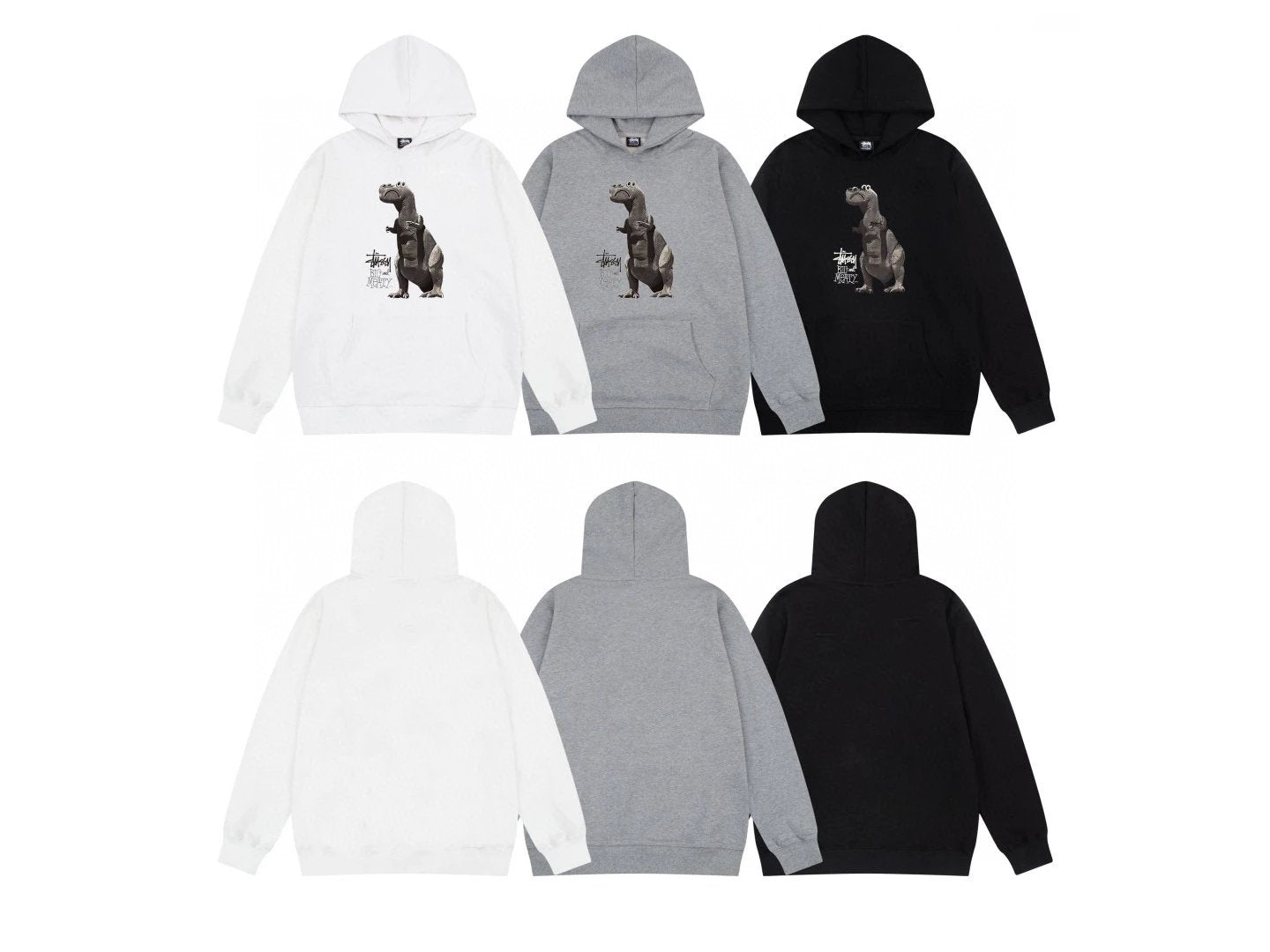 Stussy Hoodie Top Meimei Fashion Brand Classic Basic Style Hoodie World Parade Men's and Women's Couple Hooded Dice Sweater