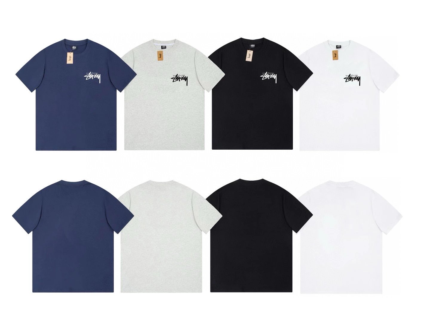 Stussy T-shirt Top Version European and American Fashion Brand Short Sleeve T T-shirt Classic Printed Loose Version Men and Women Couple Casual Half Sleeve